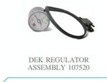 DEK REGULATOR ASSEMBLY 107520